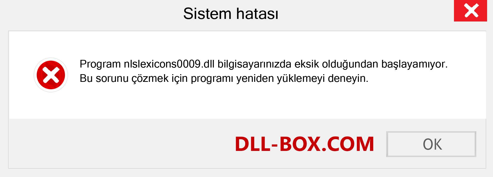 nlslexicons0009.dll dosyası eksik mi? Windows 7, 8, 10 için İndirin - Windows'ta nlslexicons0009 dll Eksik Hatasını Düzeltin, fotoğraflar, resimler